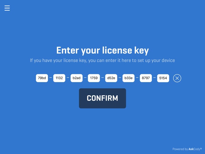 AskCody license key