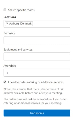 Buffer time in Workplace Add-in