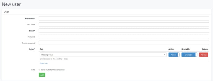 Create a user in the AskCody Management Portal