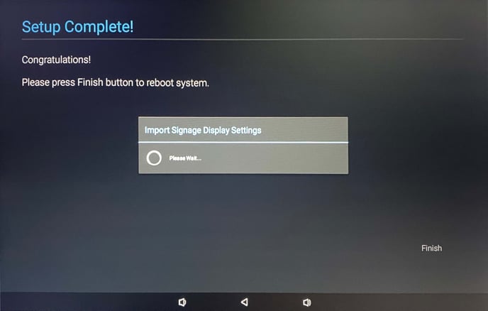 Import Signage Display Settings for Philips 10BDL4551T