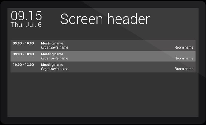 Meeting Dashboards Extended Layout