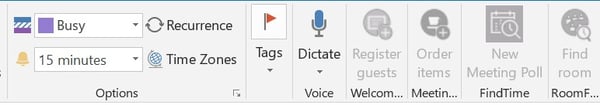 Outlook Ribbon with greyed out Add-ins
