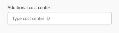 Text field Tax field type in the Meeting Services portal