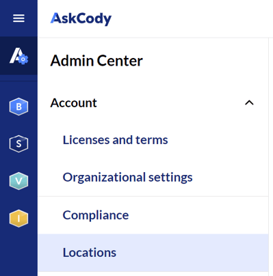 Navigate to Licenses in the AskCody Portal