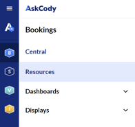 Find Resources in AskCody Management Portal